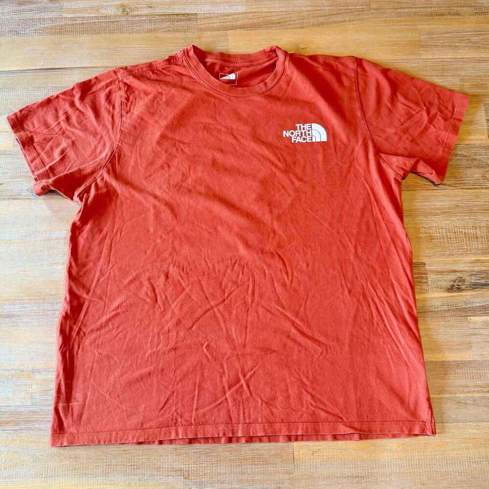 The North Face Men's Box NSE Short-Sleeve T-Shirt Orange XL